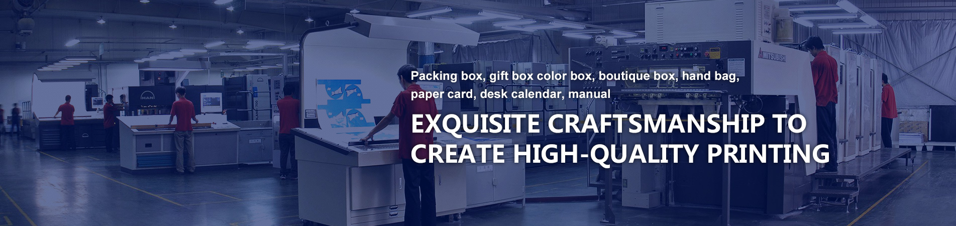 Color box printing, handbag packaging, paper card printing